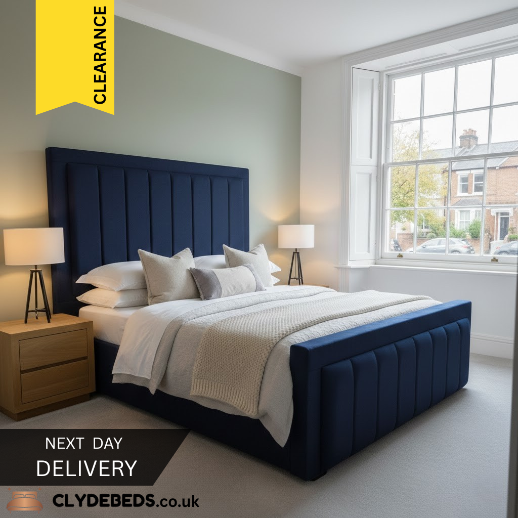 Iris Frame Bed - 54" Iris Headboard with Footboard | Lowest Price Guarantee | CLEARANCE | All Sizes Available