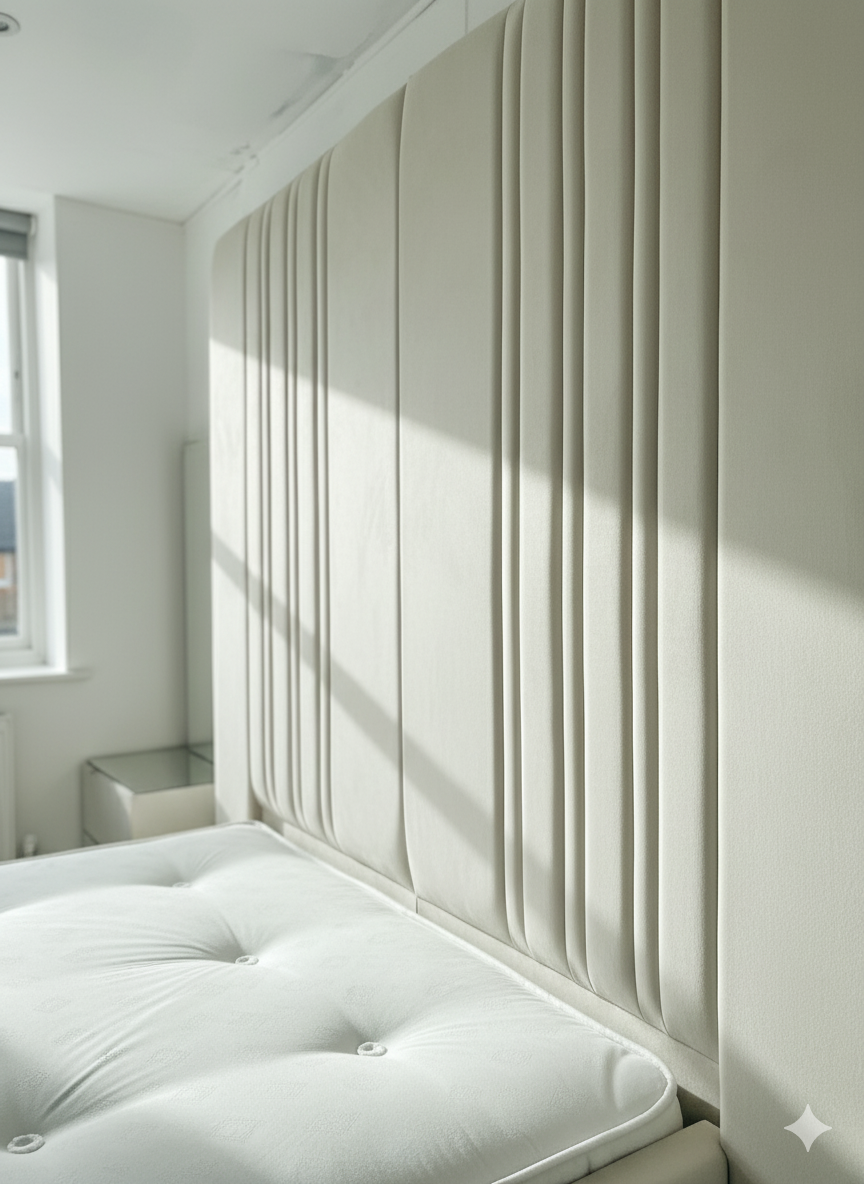 Frame bed - 84" inches line Extended Split Headboard