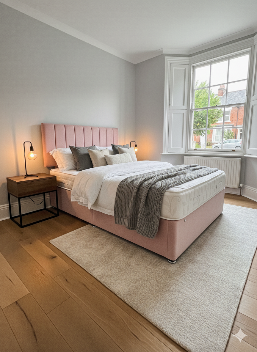 Divan Plush Velvet - 20 inches Headboard