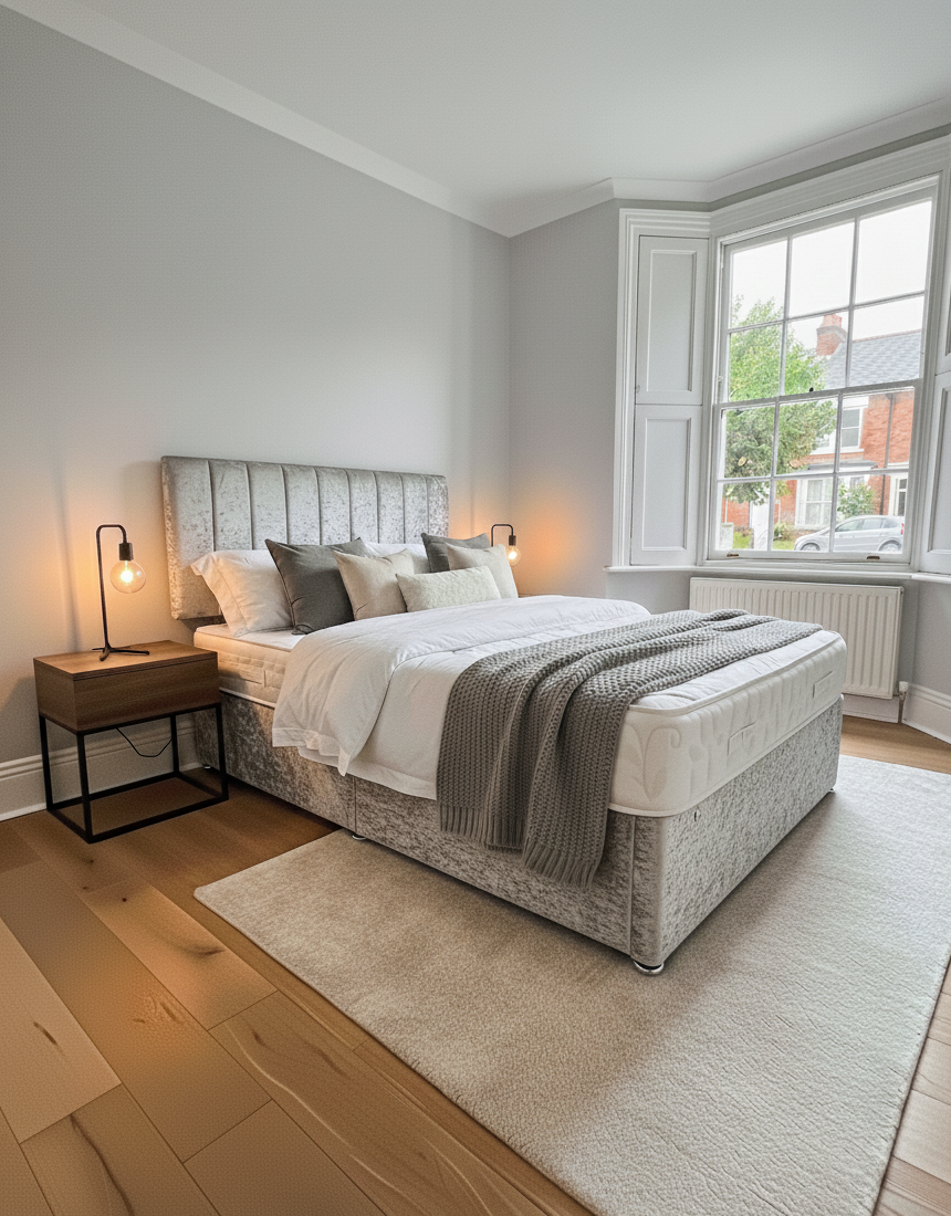 Divan Plush Velvet - 20 inches Headboard (Affordable)