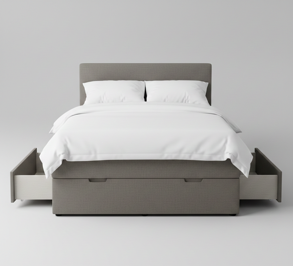 1 Draw on Each Side - Divan Bed