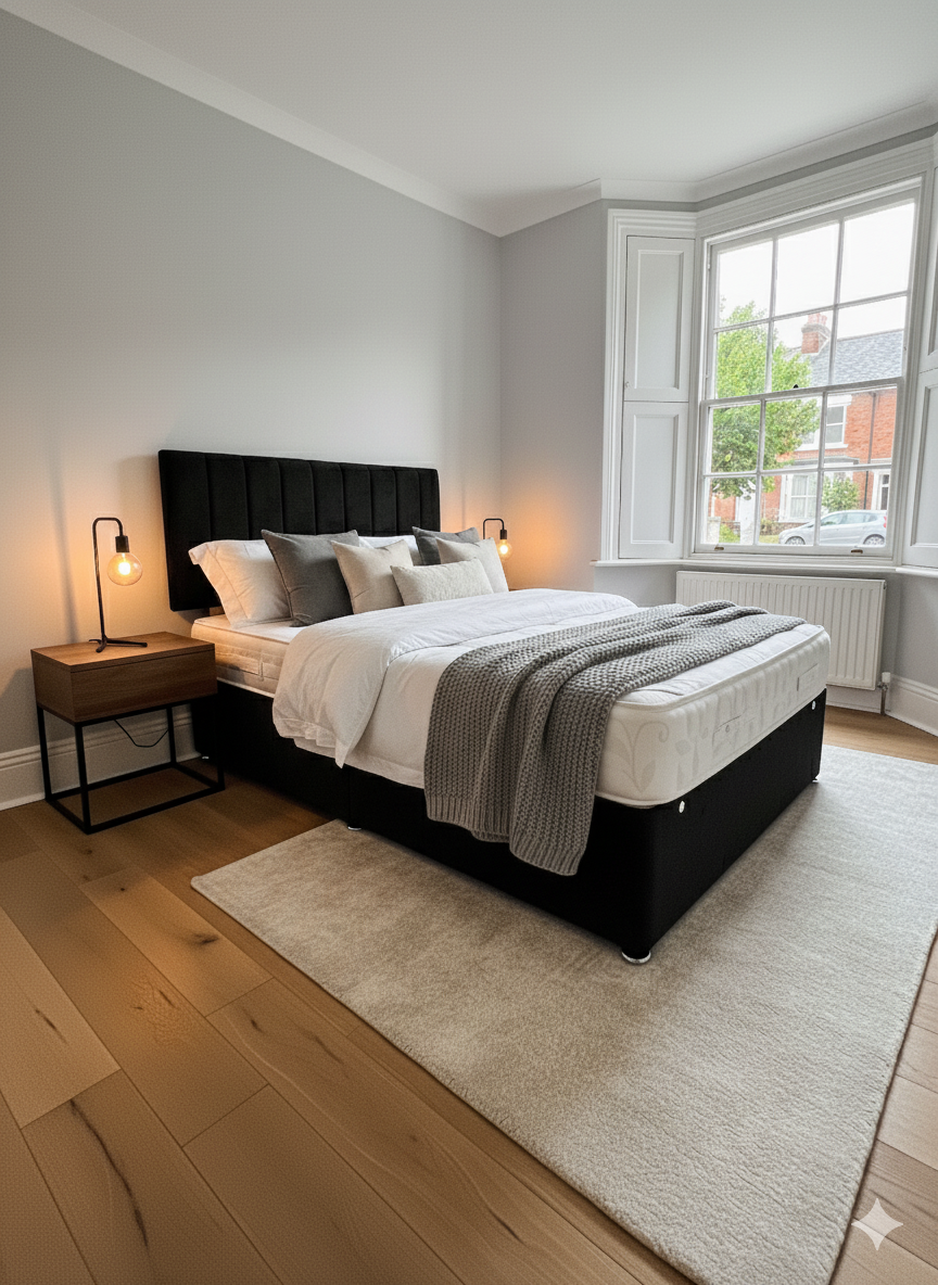 Divan Plush Velvet - 20 inches Headboard