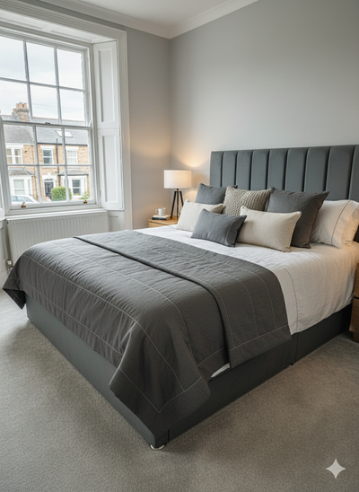 Divan Plush Velvet - 20 inches Headboard