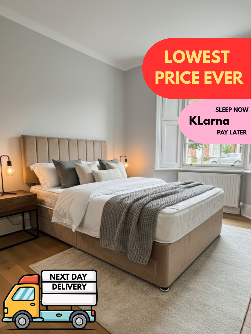 Divan Bed Lowest Price Guaranty | Lowest in Price Premium in Quality | Storage Options | All Sizes | Next Day Delivery