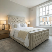 Cream Stylo bed frame