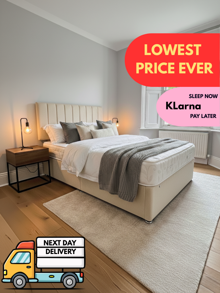 Divan Bed Lowest Price Guaranty | Lowest in Price Premium in Quality | Storage Options | All Sizes | Next Day Delivery