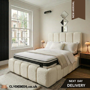 Bubble Frame Bed with 54" Bubble Line Headboard, Footboard and Side Frame