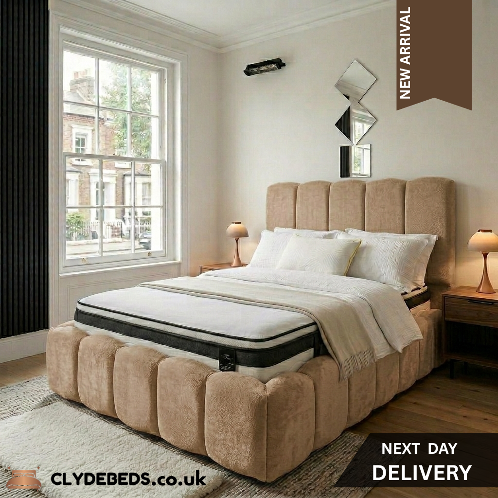 Bubble Frame Bed with 54" Bubble Line Headboard, Footboard and Side Frame