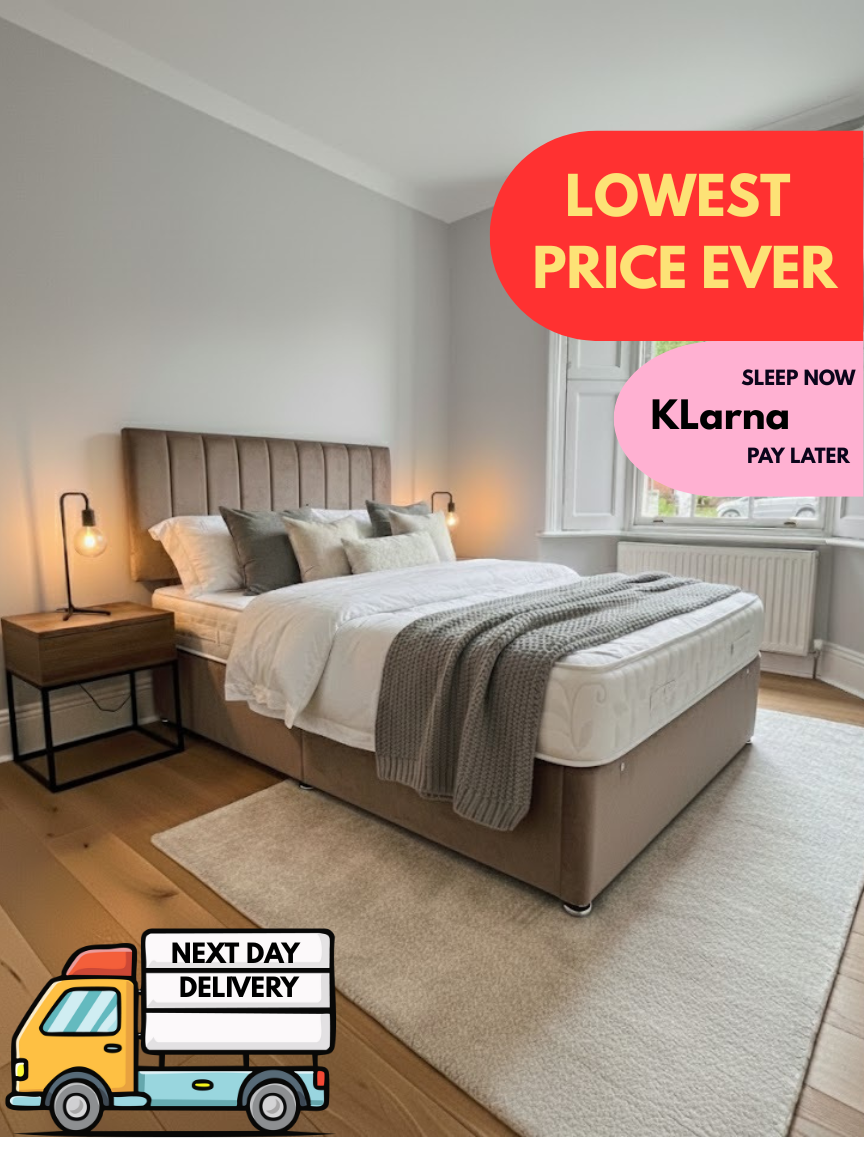 Divan Bed Lowest Price Guaranty | Lowest in Price Premium in Quality | Storage Options | All Sizes | Next Day Delivery