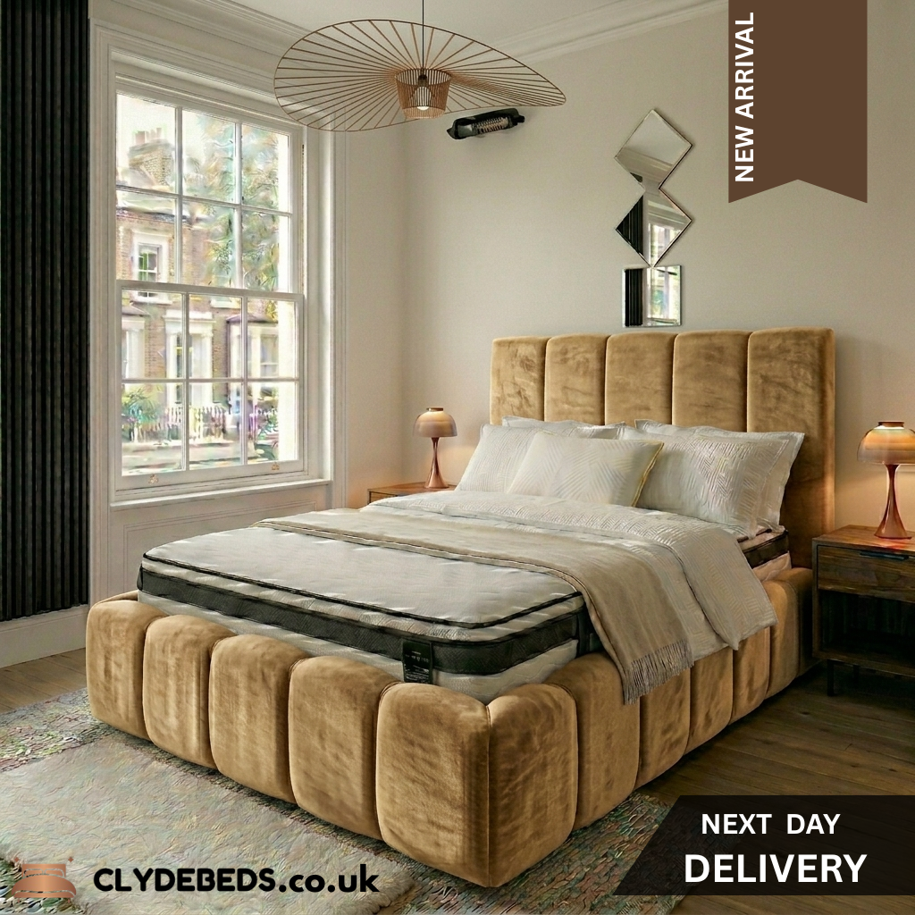 Bubble Frame Bed with 54" Bubble Line Headboard, Footboard and Side Frame