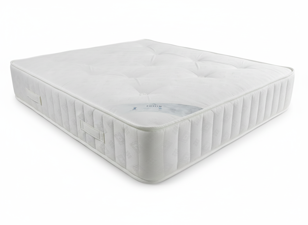 Roslin mattress angled view