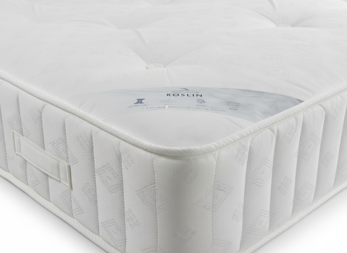 Roslin mattress close up detail